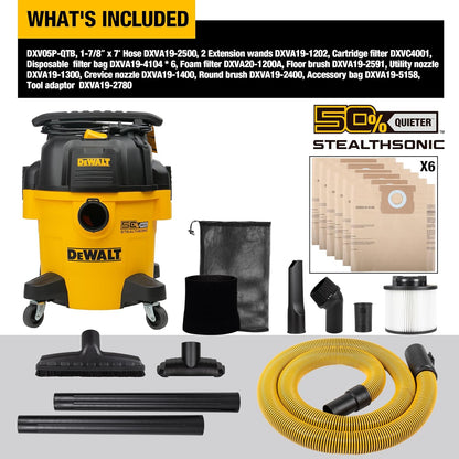 Aspiradora Wet & Dry 5 Galones DXV05P‑QTB