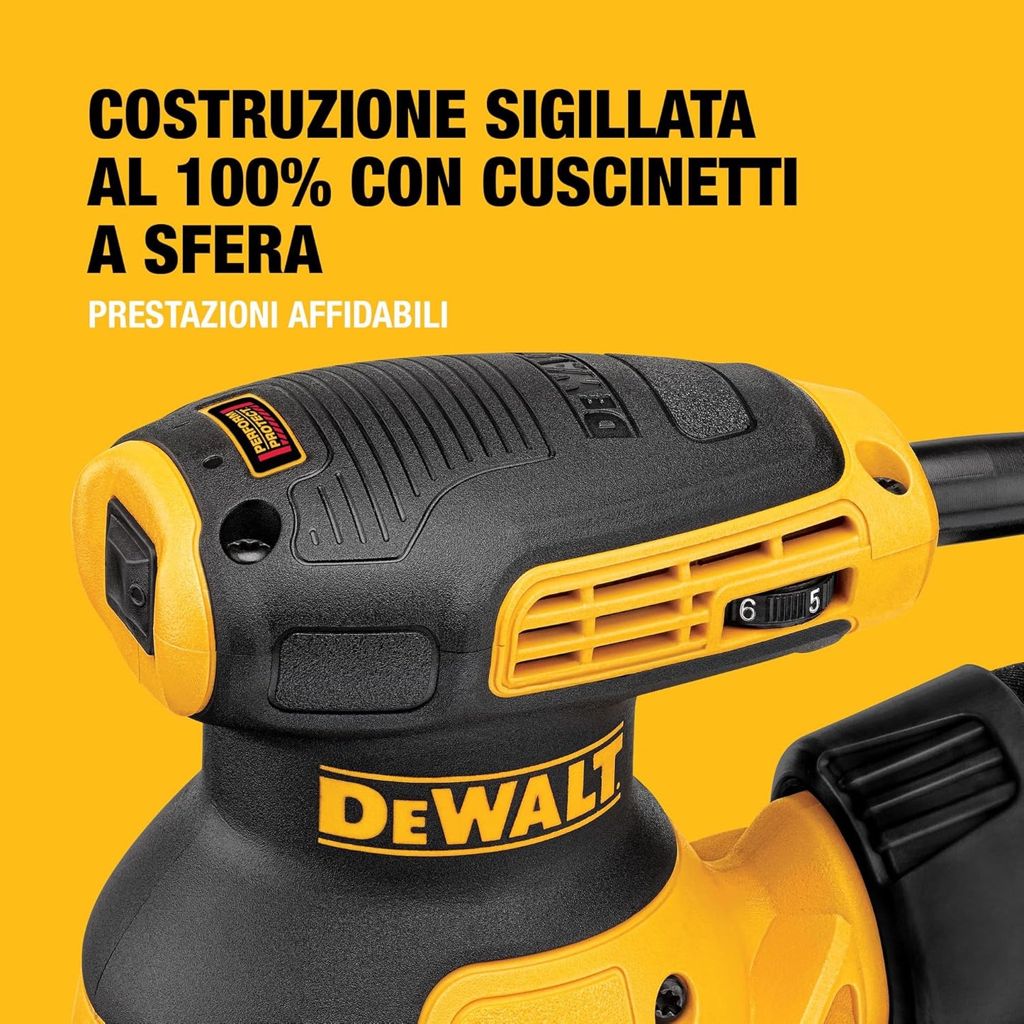 Lijadora Rotorbital Ø 126 mm DWE6423-QS